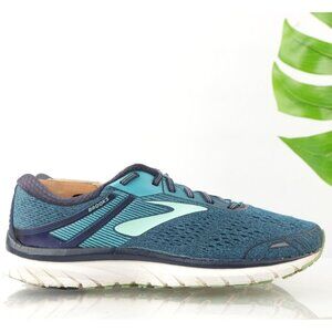 Brooks Womens Adrenaline GTS 18 Running Shoe Size 11 Navy Blue Sneaker Trainer